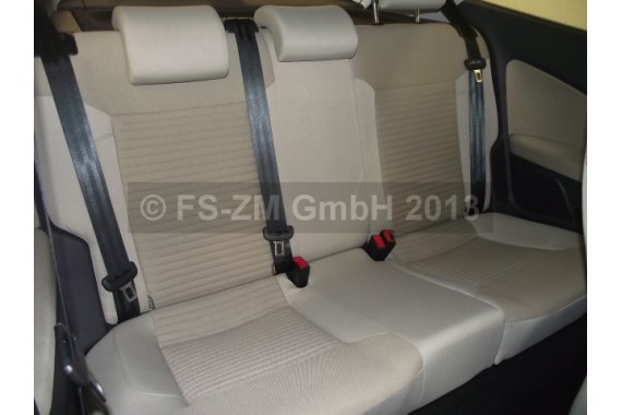 VW POLO FOTELE KOMPLET FOTELI siedzeń siedzenia tapicerka 6R 6R3 6R0 3-drzwiowy welur kolor beż beżowy
