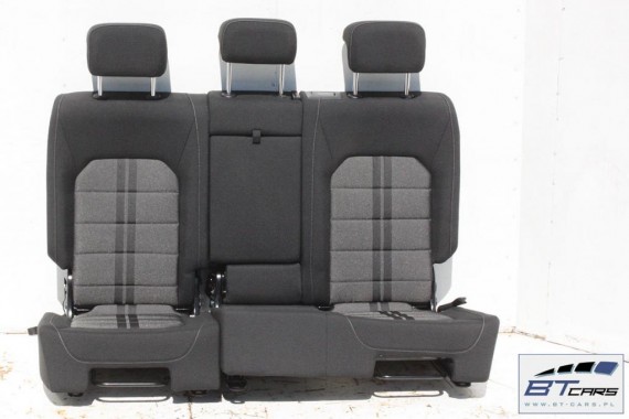 VW GOLF 7 PLUS SPORTSVAN FOTELE TYŁ TYLNE KANAPA siedzisko zagłówek zagłowki siedzenia 510