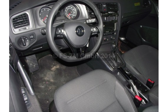 VW GOLF 7 VII FOTELE KOMPLET FOTELI siedzeń siedzenia fotel tapicerka 5G welur kolor czarny 5G4
