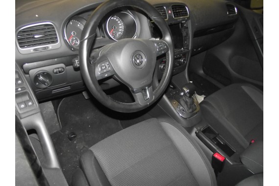 VW GOLF VI 6 FOTELE KOMPLET FOTELI siedzeń siedzenia fotel tapicerka 5K 5K9 welur kolor czarny