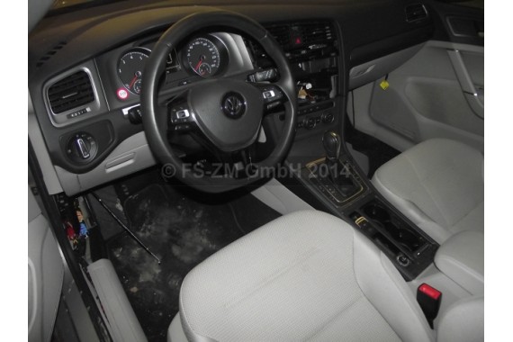 VW GOLF 7 VII FOTELE KOMPLET FOTELI siedzeń siedzenia fotel tapicerka 5G welur kolor mocca 5G4