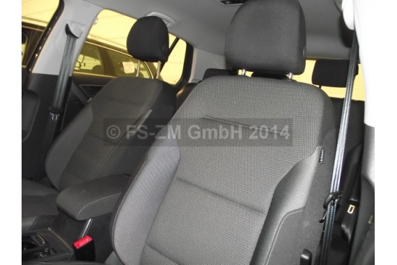 VW GOLF 7 VII FOTELE KOMPLET FOTELI siedzeń siedzenia fotel tapicerka 5G 5G4 welur kolor czarny 5G0