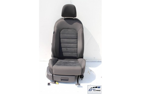 VW GOLF 7 VII KOMBI FOTELE KOMPLET FOTELI siedzeń siedzenia fotel tapicerka 5G 5G9 welur + alcantara kolor czarny