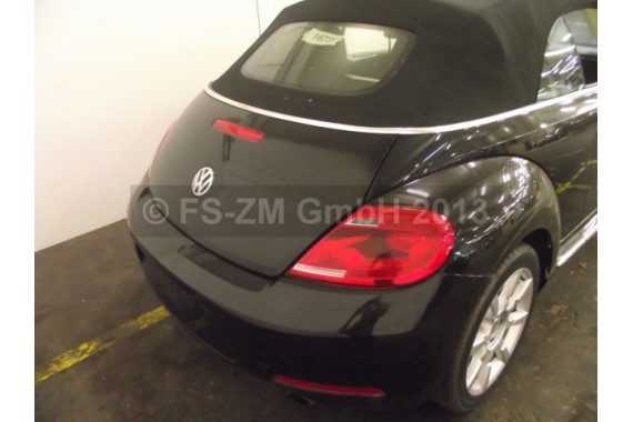 VW THE BEETLE CABRIO L041 TYŁ ZDERZAK tylny + KLAPA BAGAŻNIKA + LAMPY lampa 5C 2012- Kolor A1A1 L041 czarny USA KOMPLETNY
