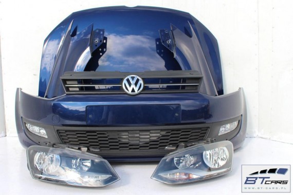 VW POLO 6R LD5Q PRZÓD maska błotniki zderzak pas przedni lampy wzmocnienie błotnik lampa Kolor: LD5Q niebieski (shadow blue) 6R0