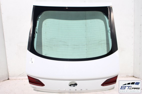 VW ARTEON KOMPLETNY TYŁ ZDERZAK tylny + KLAPA BAGAŻNIKA + LAMPY lampa Led Ledy 3G8 Kolor LC9A - biały