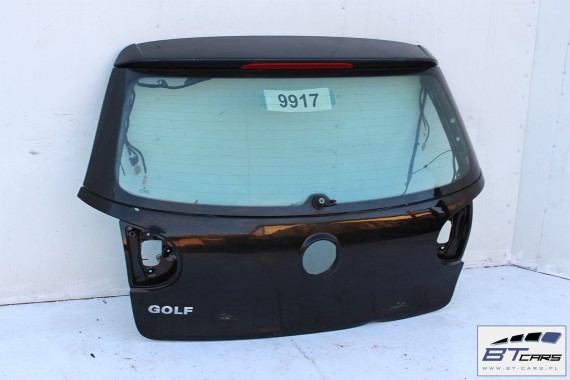 VW GOLF V 5 KLAPA BAGAŻNIKA TYLNA TYŁ 1K6827025 1K6845051 1K kolor czarny 1K6 827 025  1K6 845 051 1K6827025 1K6827025 1K6827025