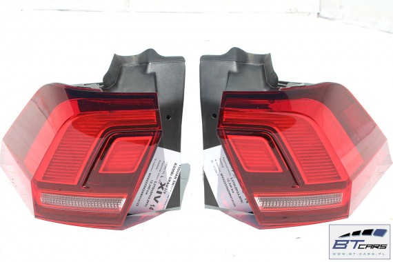 VW TIGUAN II 5NA TYŁ LI7F ZDERZAK tylny + KLAPA BAGAŻNIKA + LAMPY lampa Led 5NA II Kolor: LI7F szary urano 5NA945095C 5NA945096C