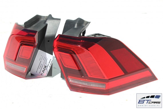 VW TIGUAN II 5NA TYŁ LI7F ZDERZAK tylny + KLAPA BAGAŻNIKA + LAMPY lampa Led 5NA II Kolor: LI7F szary urano 5NA945095C 5NA945096C
