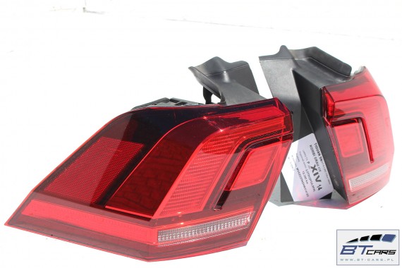 VW TIGUAN II 5NA TYŁ LI7F ZDERZAK tylny + KLAPA BAGAŻNIKA + LAMPY lampa Led 5NA II Kolor: LI7F szary urano 5NA945095C 5NA945096C