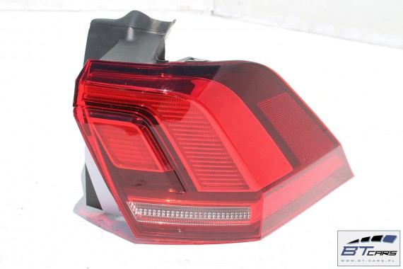 VW TIGUAN II 5NA TYŁ LI7F ZDERZAK tylny + KLAPA BAGAŻNIKA + LAMPY lampa Led 5NA II Kolor: LI7F szary urano 5NA945095C 5NA945096C