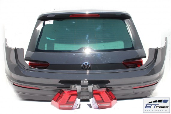 VW TIGUAN II 5NA TYŁ LI7F ZDERZAK tylny + KLAPA BAGAŻNIKA + LAMPY lampa Led 5NA II Kolor: LI7F szary urano 5NA945095C 5NA945096C