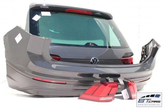 VW TIGUAN II 5NA TYŁ LI7F ZDERZAK tylny + KLAPA BAGAŻNIKA + LAMPY lampa Led 5NA II Kolor: LI7F szary urano 5NA945095C 5NA945096C