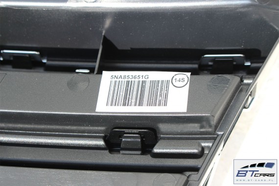 VW TIGUAN II GRIL GRILL ATRAPA 5NA853651G 5NA 853 651 G kolor : ZLL czarny 5NA Kolor: ZLL - czarny ( satinschwarz ) 5NA853651G