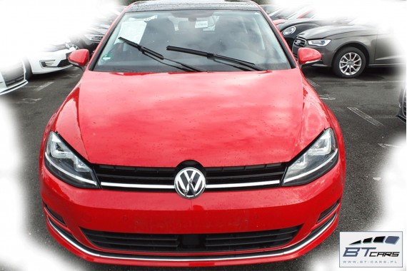 VW GOLF 7 VII PRZÓD maska błotniki zderzak pas przedni wzmocnienie błotnik Kolor LY3D czerwony 5G Highline belka High line