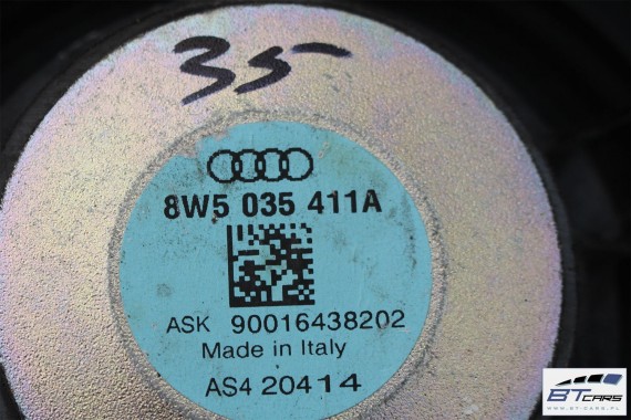 AUDI A4 SEDAN GŁOŚNIKI WZMACNIACZ 8W0035223 BANG & OLUFSEN 8W głośnik nagłośnienie 8W0035416D 8S0035453A 8W0035303 8W0035399A