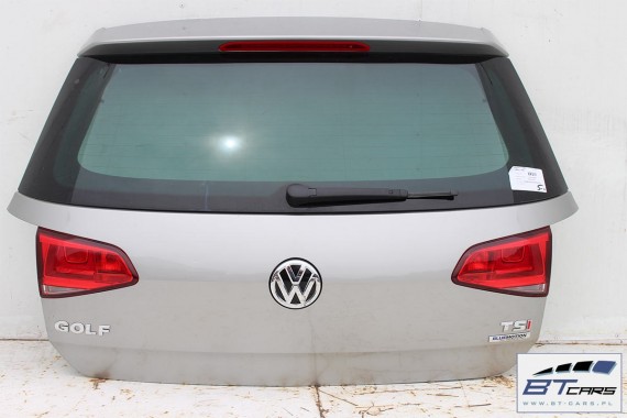 VW GOLF VII 7 TYŁ ZDERZAK tylny + KLAPA BAGAŻNIKA + LAMPY lampa LA7W - srebrny refleks metalik 5G