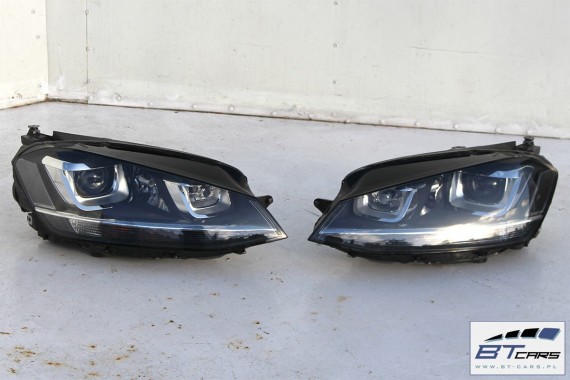 VW GOLF 7 VII PRZÓD maska błotniki zderzak pas przedni lampy wzmocnienie błotnik lampa Xenon LED LB7W 5G High Line