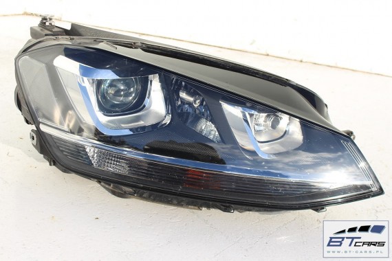 VW GOLF 7 VII PRZÓD maska błotniki zderzak pas przedni lampy wzmocnienie błotnik lampa Xenon LED LB7W 5G High Line