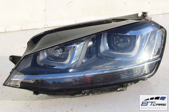 VW GOLF 7 VII PRZÓD maska błotniki zderzak pas przedni lampy wzmocnienie błotnik lampa Xenon LED LB7W 5G High Line