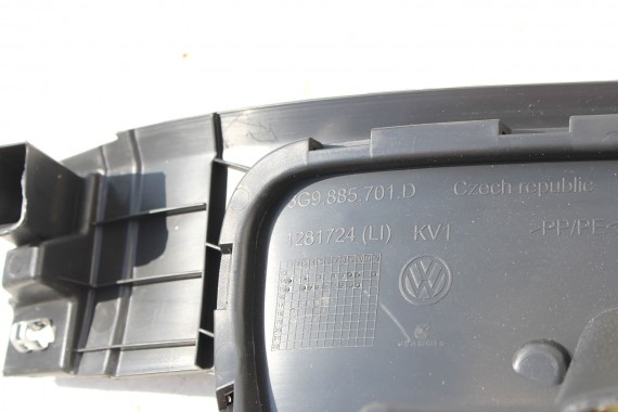 VW PASSAT B8 KOMBI FOTELE KOMPLET FOTELI siedzeń siedzenia tapicerka + boczek boczki drzwi  skóra kolor czarny 3G 3G9