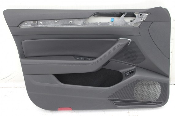 VW PASSAT B8 SEDAN FOTELE KOMPLET FOTELI siedzeń siedzenia tapicerka skóra + alcantara czarny 3G 3G5