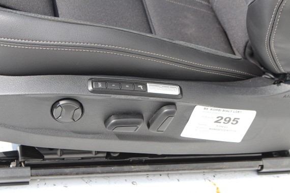 VW PASSAT B8 ALLTRACK KOMBI FOTELE KOMPLET FOTELI siedzeń siedzenia tapicerka skóra+alcantara+materiał czarny 3G 3G9 Avant
