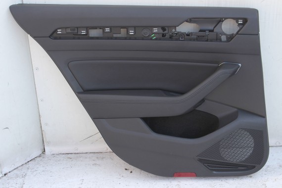 VW PASSAT B8 ALLTRACK KOMBI FOTELE KOMPLET FOTELI siedzeń siedzenia tapicerka skóra+alcantara+materiał czarny 3G 3G9 Avant