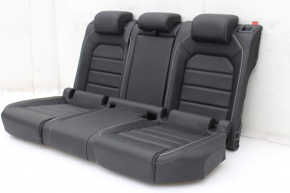 VW GOLF 7 LIFT GTD FOTELE KOMPLET FOTELI siedzeń 5G siedzenia tapicerka skóra czarny KOMBI Variant 5G9 VII 5Q0959760B 5Q0959760F