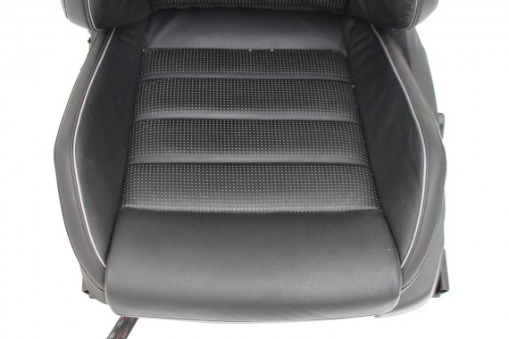 VW GOLF 7 LIFT GTD FOTELE KOMPLET FOTELI siedzeń 5G siedzenia tapicerka skóra czarny KOMBI Variant 5G9 VII 5Q0959760B 5Q0959760F