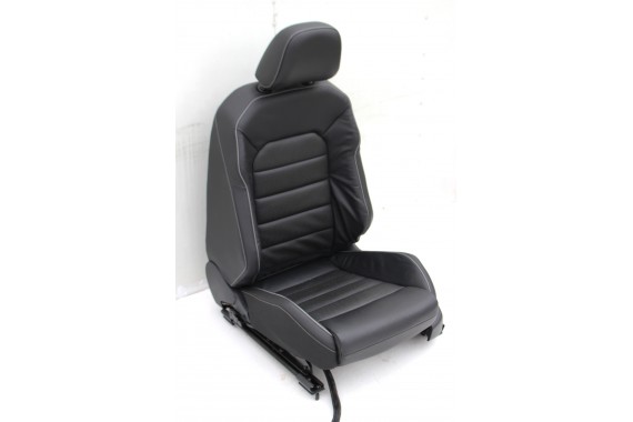 VW GOLF 7 LIFT GTD FOTELE KOMPLET FOTELI siedzeń 5G siedzenia tapicerka skóra czarny KOMBI Variant 5G9 VII 5Q0959760B 5Q0959760F