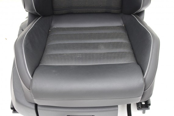 VW GOLF 7 LIFT GTD FOTELE KOMPLET FOTELI siedzeń 5G siedzenia tapicerka skóra czarny KOMBI Variant 5G9 VII 5Q0959760B 5Q0959760F
