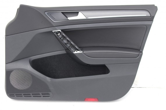 VW GOLF 7 LIFT GTD FOTELE KOMPLET FOTELI siedzeń 5G siedzenia tapicerka skóra czarny KOMBI Variant 5G9 VII 5Q0959760B 5Q0959760F
