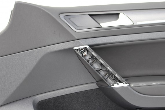 VW GOLF 7 LIFT GTD FOTELE KOMPLET FOTELI siedzeń 5G siedzenia tapicerka skóra czarny KOMBI Variant 5G9 VII 5Q0959760B 5Q0959760F