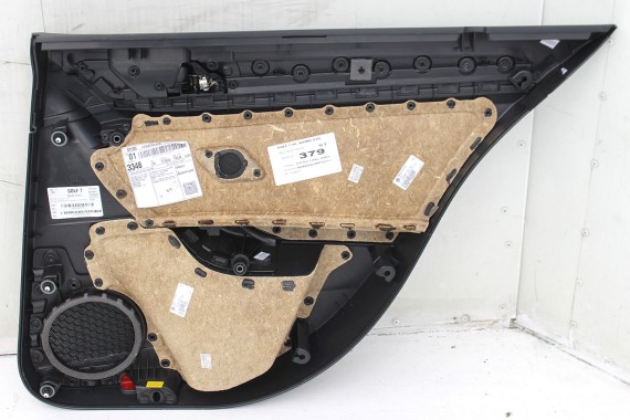VW GOLF 7 LIFT GTD FOTELE KOMPLET FOTELI siedzeń 5G siedzenia tapicerka skóra czarny KOMBI Variant 5G9 VII 5Q0959760B 5Q0959760F