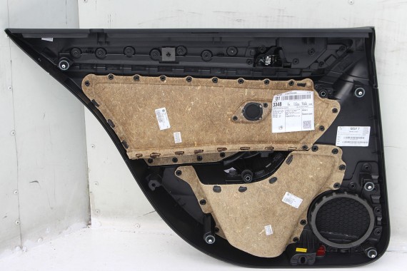 VW GOLF 7 LIFT GTD FOTELE KOMPLET FOTELI siedzeń 5G siedzenia tapicerka skóra czarny KOMBI Variant 5G9 VII 5Q0959760B 5Q0959760F