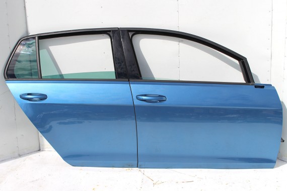 VW GOLF 7 VII DRZWI LA5J PRAWE PRZÓD + TYŁ STRONA PRAWA przednie + tylne 2 sztuki 5G 5G4 Kolor: niebieski (pacific blue