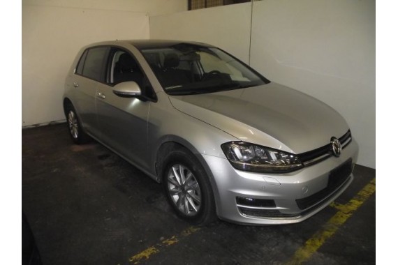 VW GOLF 7 VII DRZWI LEWE PRZÓD + TYŁ STRONA LEWA przednie + tylne 2 sztuki 5G 5G4 kolor : LA7W - srebrny (silber)