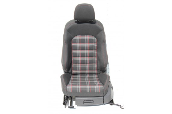 VW GOLF VII 7 FL GTi FOTELE KOMPLET FOTELI siedzeń siedzenia tapicerka 5G welur czarny szary czerwony 5 drzwi LIFT 5G4 5G0 USA