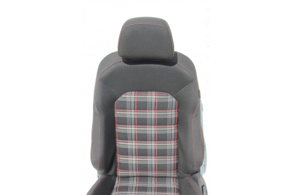 VW GOLF VII 7 FL GTi FOTELE KOMPLET FOTELI siedzeń siedzenia tapicerka 5G welur czarny szary czerwony 5 drzwi LIFT 5G4 5G0 USA