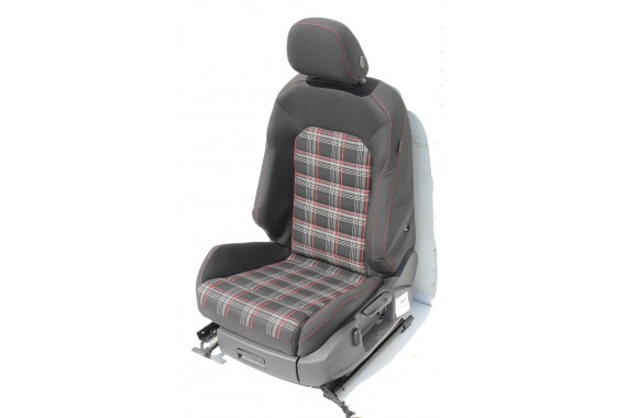 VW GOLF VII 7 FL GTi FOTELE KOMPLET FOTELI siedzeń siedzenia tapicerka 5G welur czarny szary czerwony 5 drzwi LIFT 5G4 5G0 USA
