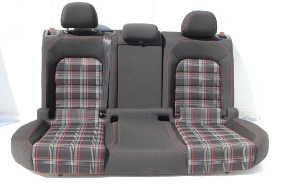 VW GOLF VII 7 FL GTi FOTELE KOMPLET FOTELI siedzeń siedzenia tapicerka 5G welur czarny szary czerwony 5 drzwi LIFT 5G4 5G0 USA