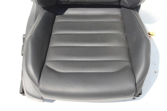 VW GOLF 7 VII KOMBI FOTELE KOMPLET FOTELI siedzeń 5G siedzenia tapicerka Angielska skóra czarny LIFT FL 5G9 VARIANT