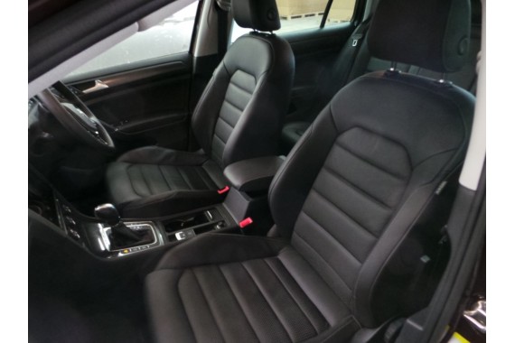 VW GOLF 7 VII KOMBI FOTELE KOMPLET FOTELI siedzeń 5G siedzenia tapicerka Angielska skóra czarny LIFT FL 5G9 VARIANT
