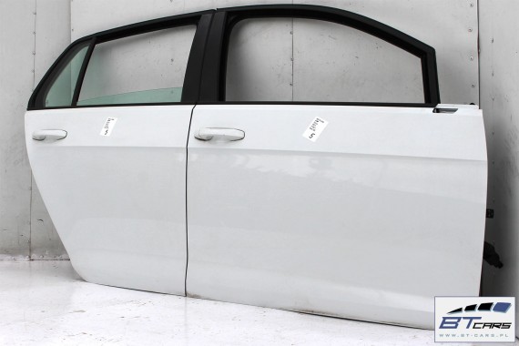 VW GOLF 7 VII DRZWI LC9A PRAWE PRZÓD + TYŁ STRONA PRAWA przednie tylne 2 sztuki Kolor: LC9A - biały (pure white) 5G 5G4