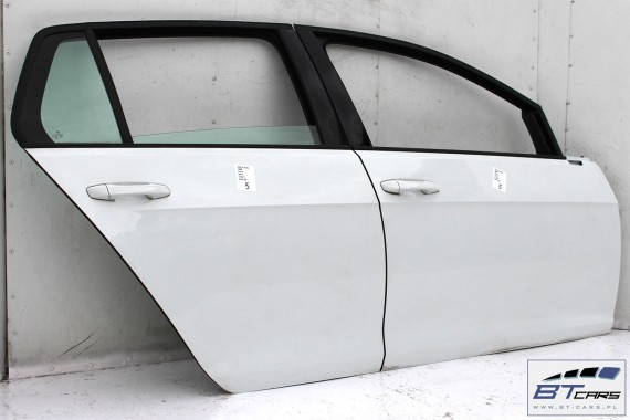 VW GOLF 7 VII DRZWI LC9A PRAWE PRZÓD + TYŁ STRONA PRAWA przednie tylne 2 sztuki Kolor: LC9A - biały (pure white) 5G 5G4