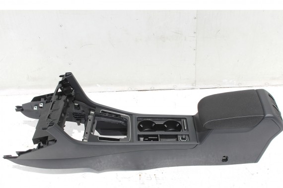 VW GOLF 7 FOTELE KOMPLET FOTELI siedzenia siedzeń 5G tapicerka+boczek boczki drzwi welur czarno - szary + podłokietnik 5G4 GTD