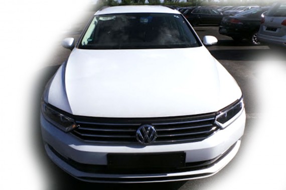 VW PASSAT B8 KOMPLETNY PRZÓD maska błotniki zderzak pas przedni lampy wzmocnienie błotnik lampa LC9A - biały (pure white) 3G