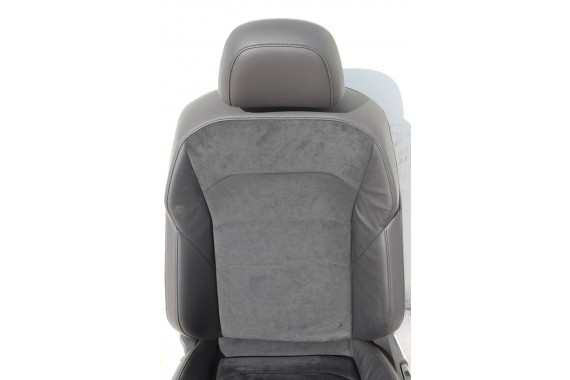 VW ARTEON FOTELE KOMPLET FOTELI siedzenia siedzeń tapicerka boczek boczki drzwi skóra + alcantara kolor czarny 3G8 ELEGANCE