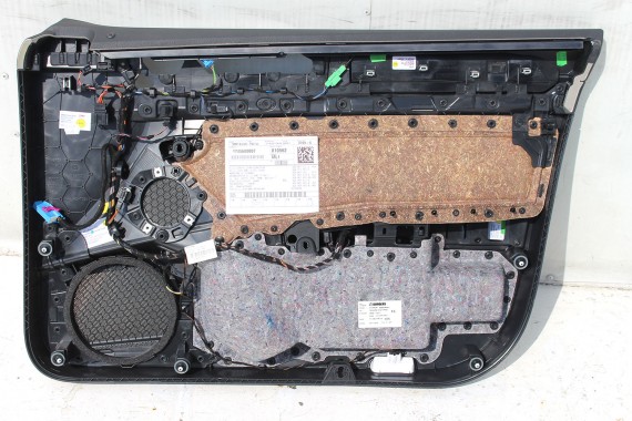 VW ARTEON FOTELE KOMPLET FOTELI siedzenia siedzeń tapicerka boczek boczki drzwi skóra + alcantara kolor czarny 3G8 ELEGANCE